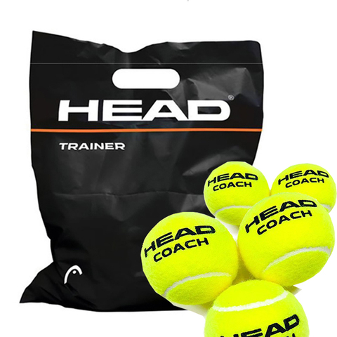 3/6/12 PCS Original HEAD Tennis Ball Tennis Training Balls Tenis Ball Tennis Coach Balls Trainer Pelotas Tennisballs Wool Rubber ► Photo 1/6