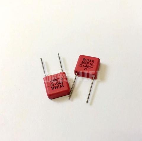 WIMA P10 MKP4 MKS10 MKP10 MKP4 MKS4Film fever HIFI capacitor 68NF 100NF 150NF 100V 160V 250V 400V 0.068UF 0.1UF 0.15UF 10MM ► Photo 1/1