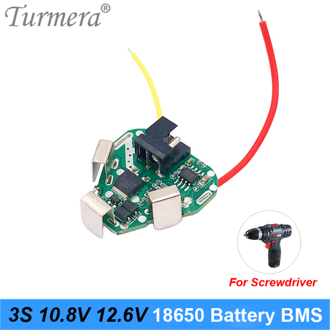 3S 12.6V 10.8V 18650 Lithium Battery BMS Protection Board Circuit Module for Screwdriver Battery 12V 3s Packs BMS Use Turmera ► Photo 1/6