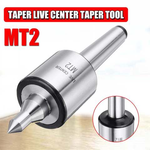 MT2 0.001 Accuracy 5000rpm Max Steel Lathe Live Center Taper Tool Triple Bearing CNC Live Revolving Milling Center Taper Machine ► Photo 1/6
