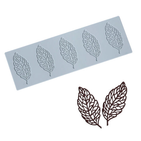 Coral Shape Chocolate Stencil Mold Cake Decorating Sea Grass Leaf Silicone Mould For DIY Fondant Decoration Sugar Lace Veil Mat ► Photo 1/6