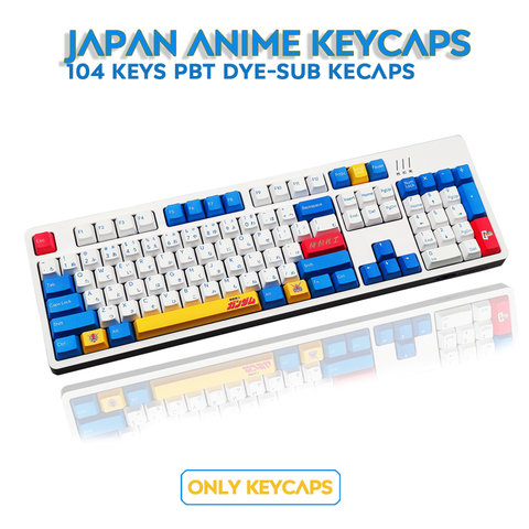 117 Keys PBT Keycap OEM Profile DYE-SUB Japan Personalized Anime Keycaps For Cherry MX Switch Mechanical Keyboard ► Photo 1/6