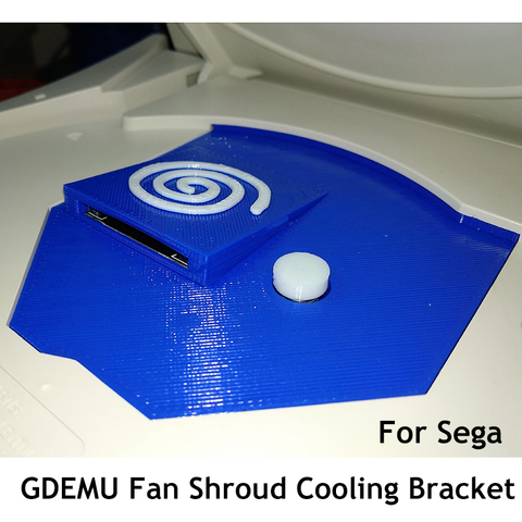 Sega Cover Dock Dreamcast Shell SD Card GDEMU Fan Shroud Cooling Bracket Holder Tray Retro Game ► Photo 1/4