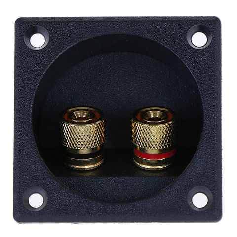 1PC Car Stereo Speaker Box Terminal Round Spring Cup Connector Subwoofer Plug High Quality Wholesale ► Photo 1/6