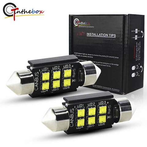 Gtinthebox C5W LED Canbus Bulbs 28mm 31mm 36mm 39mm 41mm Festoon