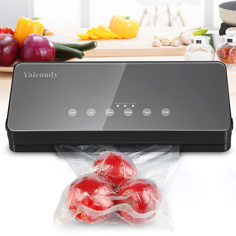 White Dolphin Food Vacuum Sealer With 10pcs Food Storage Bags And Hose Home Electric Vacuum Sealer Packing Machine 220V 110V ► Photo 1/6