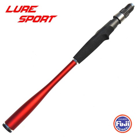 LureSport FUJI VSS Reel Seat 41cm Red Rubber Carbon Handle EVA Grip Butt Set Rod Building Component DIY Accessory ► Photo 1/6