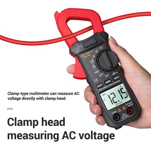 NEW ST209 Digital Multimeter Clamp Meter 6000 counts True RMS Amp DC/AC Current Clamp meter Meters voltmeter 400v Car Range Tool ► Photo 1/6