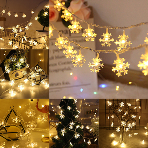 Snowflake LED Light Santa Claus Merry Christmas Decor For Home 2022 Christmas Ornament Navidad Deco Tree Xmas Gift New Year 2022 ► Photo 1/6