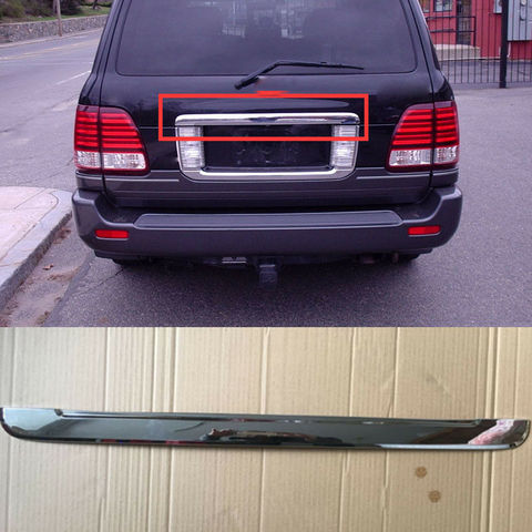 Fit For Lexus LX470 2003 2004 2005 2006 2007 ABS Chromed Rear Trunk Box Tail Gate Deocr Trim 1pcs ► Photo 1/5