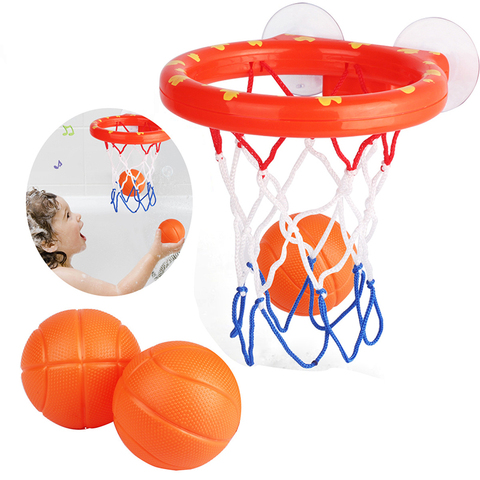 Bathroom Toddler Boys Water Toys Bathtub Shooting Basketball Hoop with 3 Balls Baby Bath Toy Kids Outdoor Play Set for Childrens ► Photo 1/6