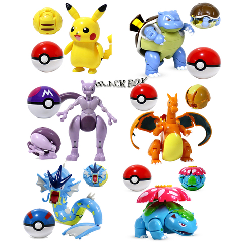 Pokemon toys 6-8cm Figures Dolls Collection Pikachu Cartoon