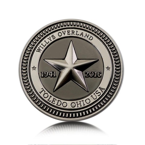 1941-2016 75 Anniversary Star Villys Overland TRAIL RATED Vintage Badge Car Styling Sticker for Jeep Wrangler Cherokee Compass ► Photo 1/6