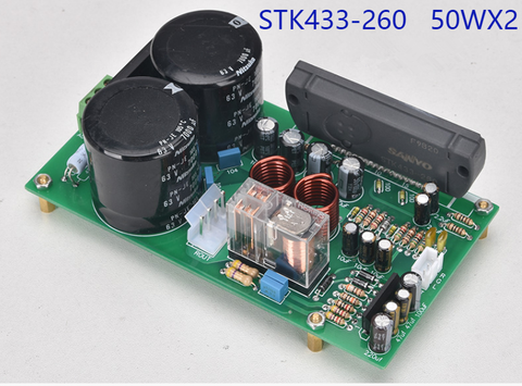 SANYO STK433-260 thick film 50W*2 HIFI audio amplifier board ► Photo 1/6