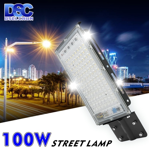 100W LED Street Light AC 220V-240V Outdoor Floodlight Spotlight IP65 Waterproof Wall Light Garden Road Street Pathway Spot Light ► Photo 1/6