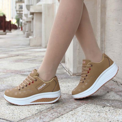 Women Shoes Lace Up 2022 Women Sneakers Light White Woman Vulcanize Shoes Sneaker Platform Shoes Female Shoe Ladies Comfortable ► Photo 1/6