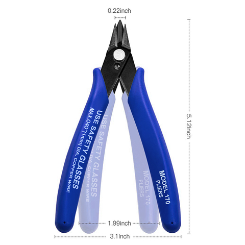 U.S. US American Plato. PLATO 170 Wishful Clamp DIY Electronic Diagonal Pliers Side Cutting Nippers Wire Cutter ► Photo 1/6