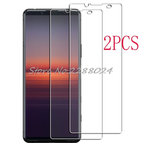 2PCS FOR Sony Xperia 5 II  Tempered Glass Protective On Xperia5 5II SO-52A Screen Protector Film Cover ► Photo 1/6