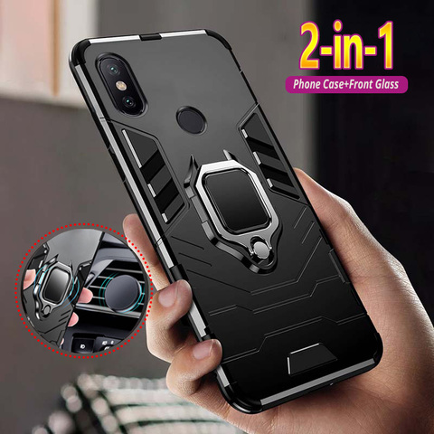 Case For Xiaomi MI Max 3 Mix 2 2s A1 A2 Lite A3 Poco F1 F2 X2 Pro Magnetic Bracket Armor Shock Proof Hybrid Phone Cover Coque ► Photo 1/6