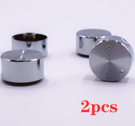 2pcs/set Rotary switch gas stove parts stove gas stove knob stainless steel round knob Knob for gas stove ► Photo 1/4