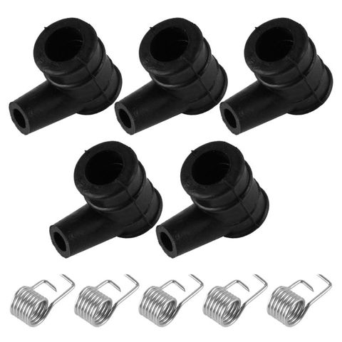 5 Kit Ignition Coil Cap & Spring Replacment Fit For 2 Stroke 4500 5200 5800 45CC 52CC 58CC Chainsaw Garden Tool ► Photo 1/6