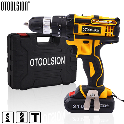 18+3 Torque 21V Cordless Drill Electric Impact Electrical Screwdriver Impact Wireless Tool Electric Hand Tools  Lithium Battery ► Photo 1/6