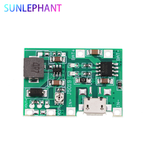 DC 3.7V 9V 5V 2A Adjustable Step Up 18650 Lithium Battery Charging Discharge Integrated Module ► Photo 1/6