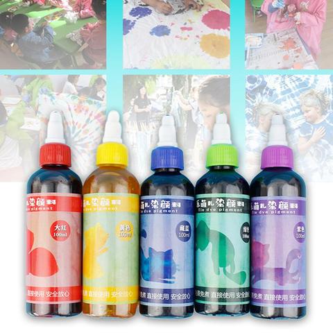 100ml Tie Dye Textile Pigment Paint Color Craft DIY Clothing Decorating Material Tie Dye Pigment DIY Craft suitable for clothes ► Photo 1/6