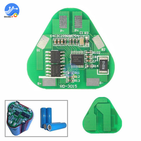 Bms 3S 4A 10.8V 12.6V 18650 Li-ion Lithium Battery Charge Protection Board Power Bank Cell PCB Balancer Equalizer for Motor ► Photo 1/6