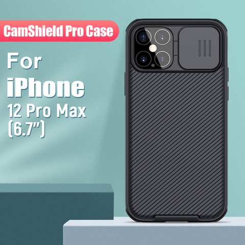 For iPhone 12 Pro Max Case 6.7'' NILLKIN CamShield Slide Camera Protect Privacy Back Cover for iPhone 12 Pro for iPhone 12 case ► Photo 1/6