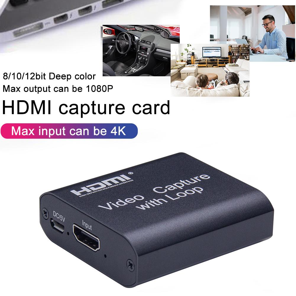 spektrum Lappe Final 4K Portable Video Capture Card 1080p HDMI Game Capture Card USB 3.0 Recorder  Box Device for Live Streaming Video Recording - Price history & Review |  AliExpress Seller - Toptec Store | Alitools.io