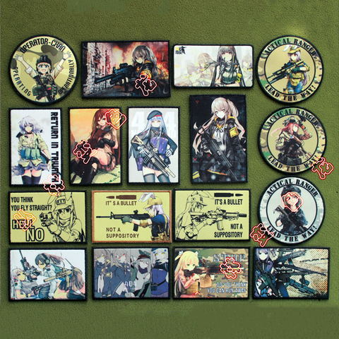Ump45 Sexy Beautiful Girls Frontline Patch Game Griffon 404 Squad Armband Badge Tactical Unisex Costume Accessories Cosplay Prop ► Photo 1/6