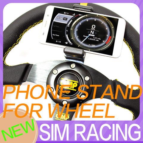 Steering wheel mobile phone stand dashboard simracing sim racing G29 FANATEC G27 T300 TH8A Thrustmaster ► Photo 1/6