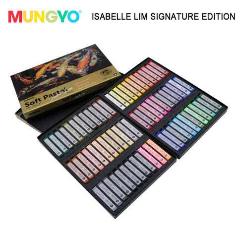 MUNGYO 72colors MPV-72ISA Isabelle v. Lim signature edition Artists' soft pastels Finest pigment and raw materials ► Photo 1/6
