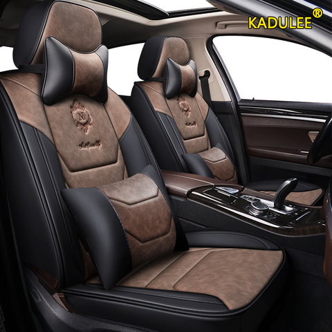 Kadulee Leather Car Seat Covers For Honda Freed Stream Accord 2018 Crv Civic Jezz City 2010 Fit Hrv Xrv Seats Styling Alitools - 2018 Crv Car Seat Covers