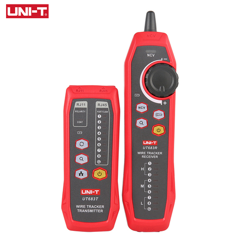 UNI-T UT683KIT Lan Tester Network Wire Tracer Cable Tracker RJ45 RJ11Telephone Line Finder Repairing Networking Tool ► Photo 1/6
