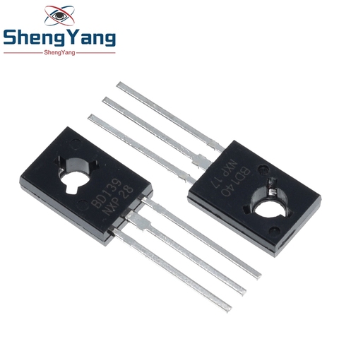 10PCS BD139 BD140 ( 5PCS BD139 + 5PCS BD140 ) TO126 TO-126 new voltage regulator IC ► Photo 1/6