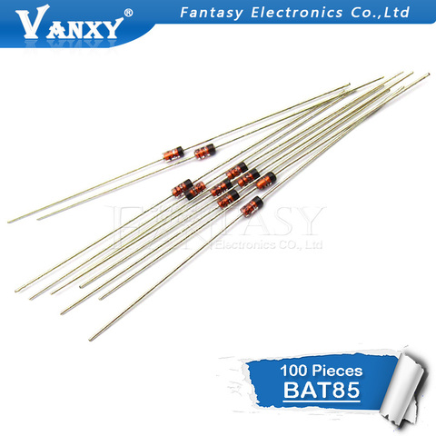 100PCS BAT85 DO-35 Schottky rectifier ► Photo 1/1