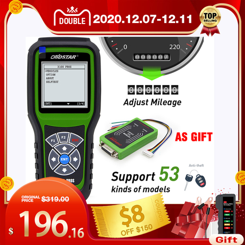 Obdstar X100 PROS Auto Key Programmer C+D+E including EEPROM x100 pro for immobilizer +Odometer correction+OBD Replace X-100 PRO ► Photo 1/6
