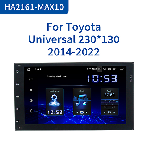 Dasaita 2 Din Autoradio Car Android 10.0 for Toyota Corolla Auris Fortuner 2017 Car Stereo Multimedia Navigation 9