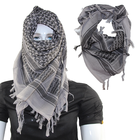 Military Shemagh Tactical Desert 100% Cotton Keffiyeh Scarf Wrap,A-tan :  : Clothing, Shoes & Accessories