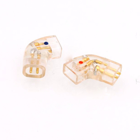 pair Gold Plated QDC Headphone Plug for QDC Male to MMCX 0.78mm Female Converter Adapter ► Photo 1/2