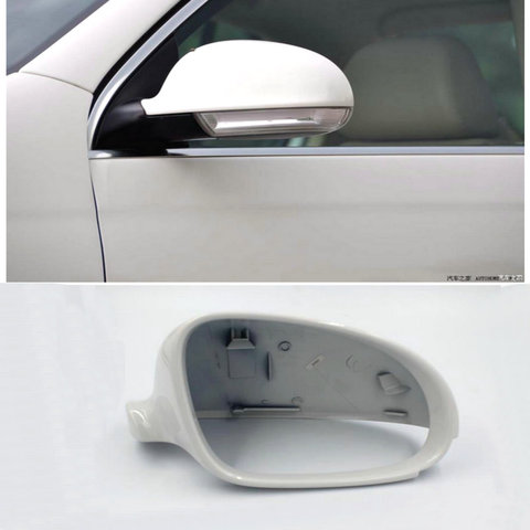 Apply to Jettae Passat B6 2006-2011 Golf 5 MK5 Outer reversing mirror shell Rear view lens cover white ► Photo 1/1