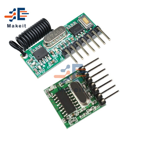 4 Channel Decoding Receiver Output Module + 4 Channel 433mhz Wireless Wide Voltage Coding Transmitter for 433 Mhz Remote Control ► Photo 1/6