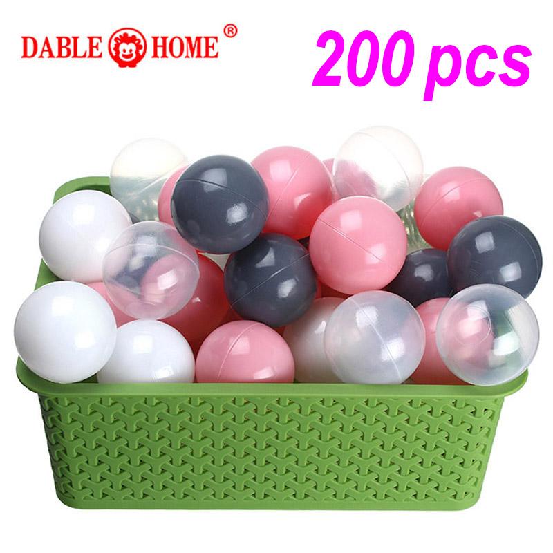 200pcs/bag Kids Toy Balls Colorful Soft Plastic Ocean Balls Eco-Friendly 5.5cm 