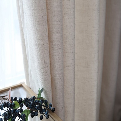 Linen curtain thickening gauze curtain modern Day curtain bedroom wave window balcony gauze curtain home decoration curtain yarn ► Photo 1/6