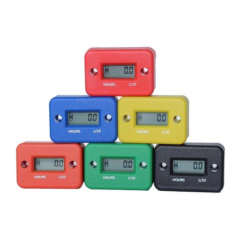 Waterproof Digital Hour Meter LCD Display Portable Engine Gauge Hour Meter For Motorcycle/Boat Engines Counter Hour Meter ► Photo 1/6