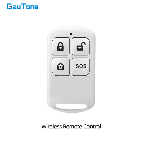 GauTone PF50 Wireless Remote Control Arm Disarm Detector for Alarm System Home Security 433MHz ► Photo 1/6