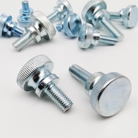 1/5pc M3 M4 M5 M6 M8 M10 DIN464 GB834 Knurl High Step Head Hand Tighten Thumb Screw Curtain Wall Glass Lock Thumbscrew Adjust ► Photo 1/6