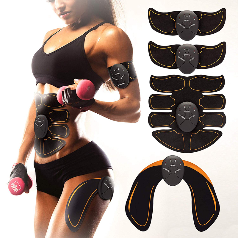 Ems wireless abdominal belt electro-muscle stimulator fitness massager 